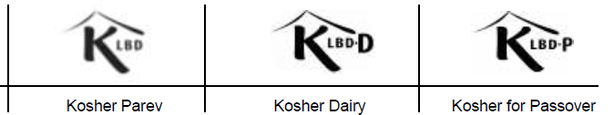 KLBD Kosher标志